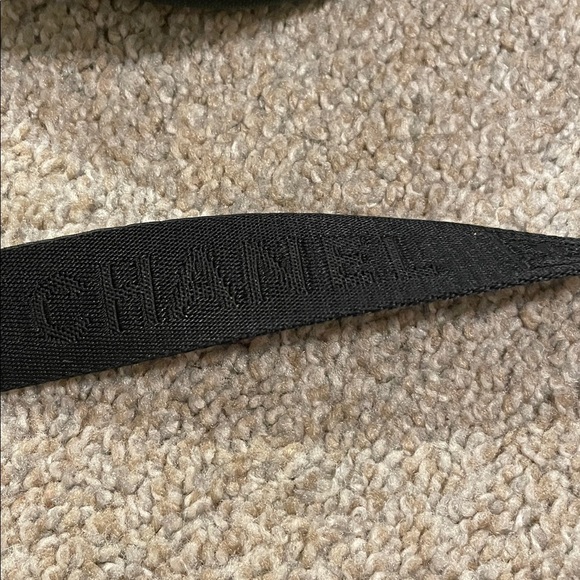 CHANEL Vintage Rare COCO Mark Sports Line Crossbody Sling Bag Canvas Brown Green - Picture 4 of 13